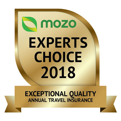 Award 2018 - Annual Travel Insurance