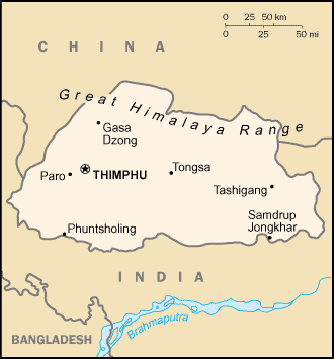 Map Bhutan Travel Insurance Map Bhutan Travel Insurance