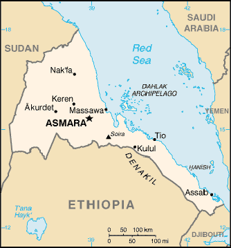 Map Eritrea Travel Insurance Map Eritrea Travel Insurance
