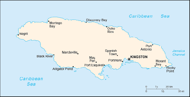 Map Jamaica Travel Insurance Map Jamaica Travel Insurance