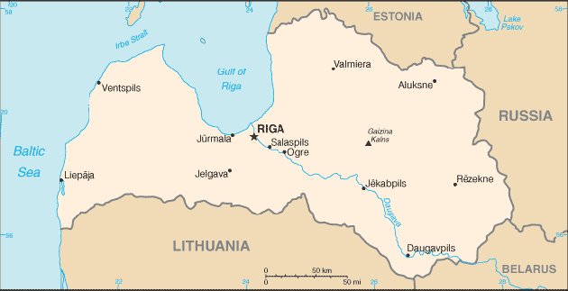 Map Latvia Travel Insurance Map Latvia Travel Insurance