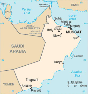 Map Oman Travel Insurance Map Oman Travel Insurance