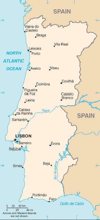 Map Portugal Travel Insurance Map Portugal Travel Insurance